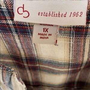 Dress Barn Tops - Dress Barn plaid tunic size 1X Dress Barn Tops - Dress Barn plaid tunic size 1X